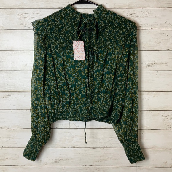 Free People Forest Combo Blouse - Picture 5 of 6